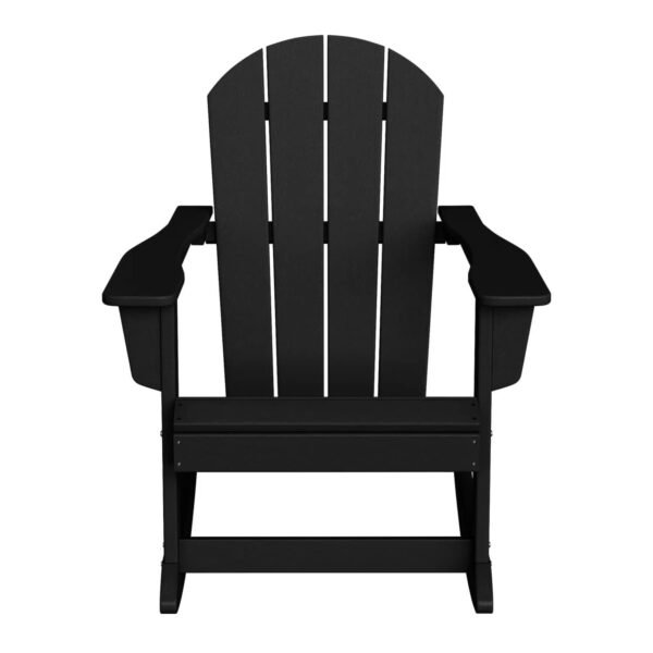 fh6h1yfiwr7el0d5e0be.jpg Outdoor Patio Rocking Adirondack Chair – Black